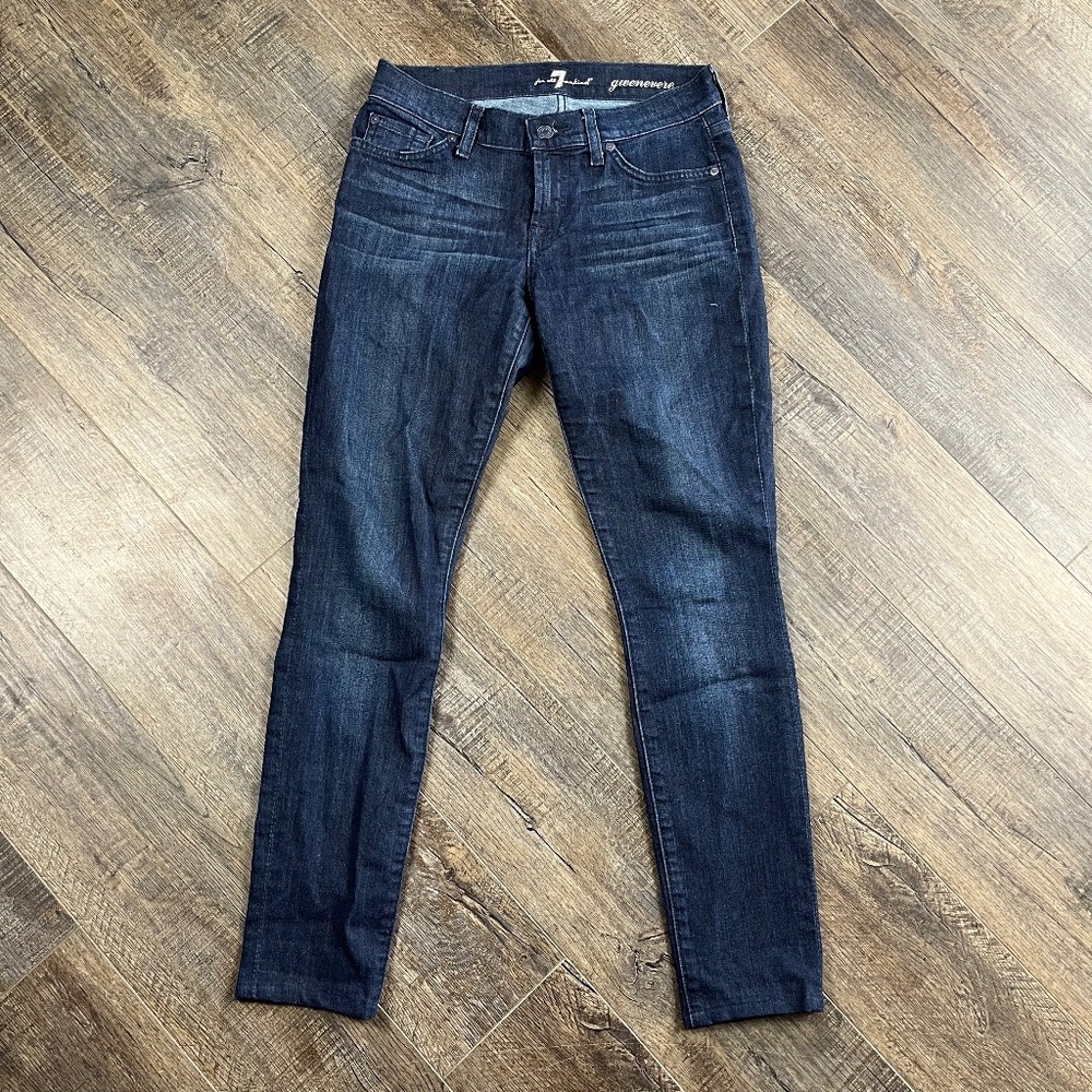 7 For All Mankind Blue Jeans Pants Denim ((size 26))